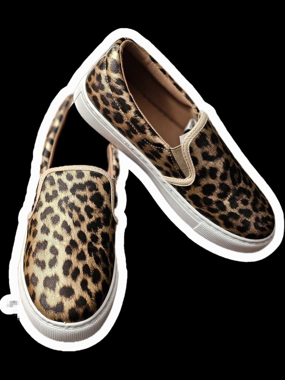 Pierre Dumas Traveler 4 Leopard Cheetah Animal Print Slip On Shoe Women Size 8